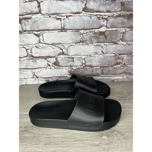 NoBull Black Rubber Casual Athletic Slides Sandals Men Sz 46EU/12M US Women 13.5 main image 8